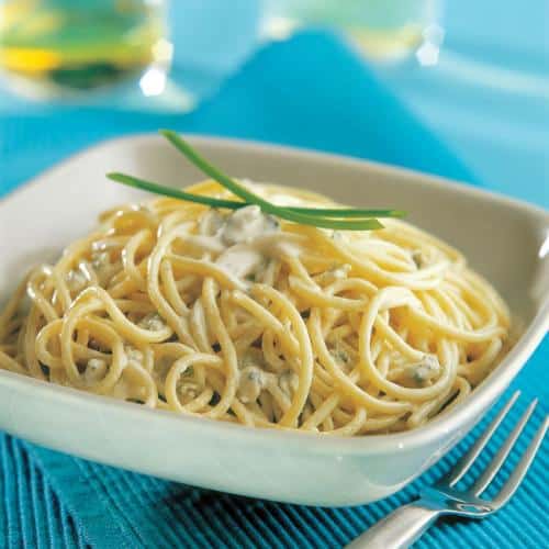 Roquefort Recette : Pâtes Au Roquefort Et à L&#039;ail